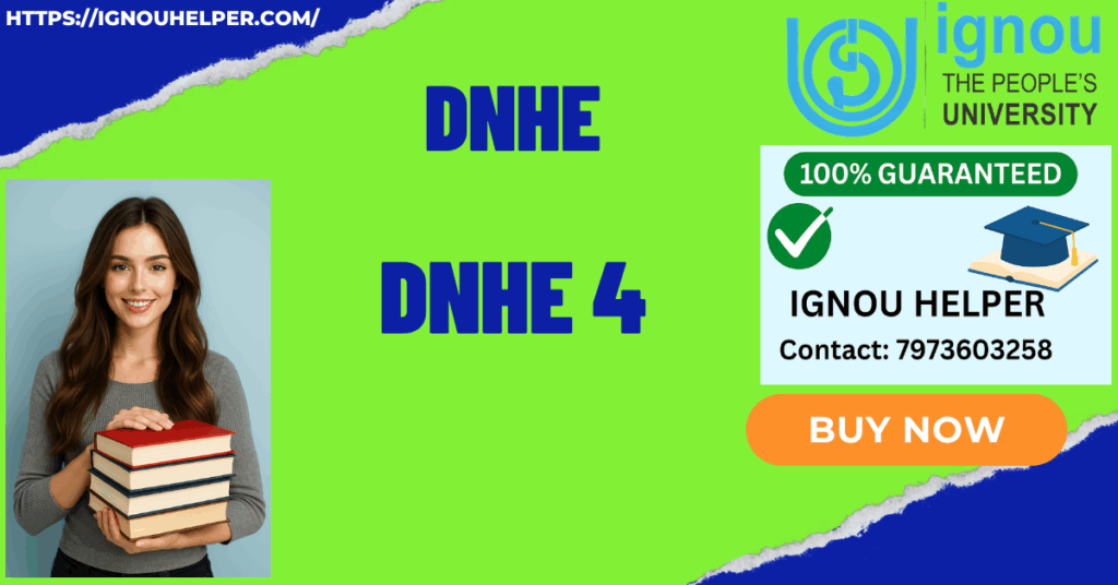 IGNOU DNHE PROJECT