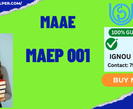 IGNOU MAAE PROJECT