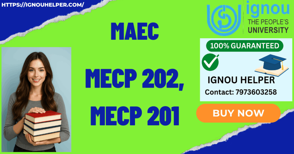 IGNOU MAEC PROJECT