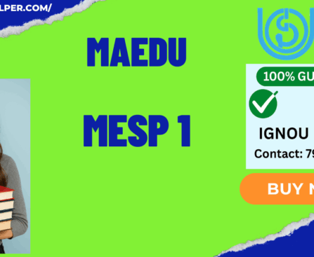 IGNOU MAEDU PROJECT