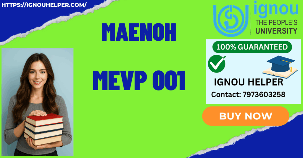 IGNOU MAENOH PROJECT