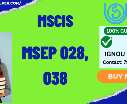 IGNOU MSCIS PROJECT