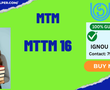 IGNOU MTM PROJECT